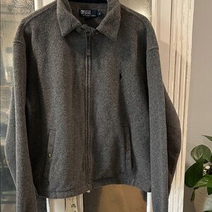 Polo by Ralph Lauren Gray Fleece Zip Jacket